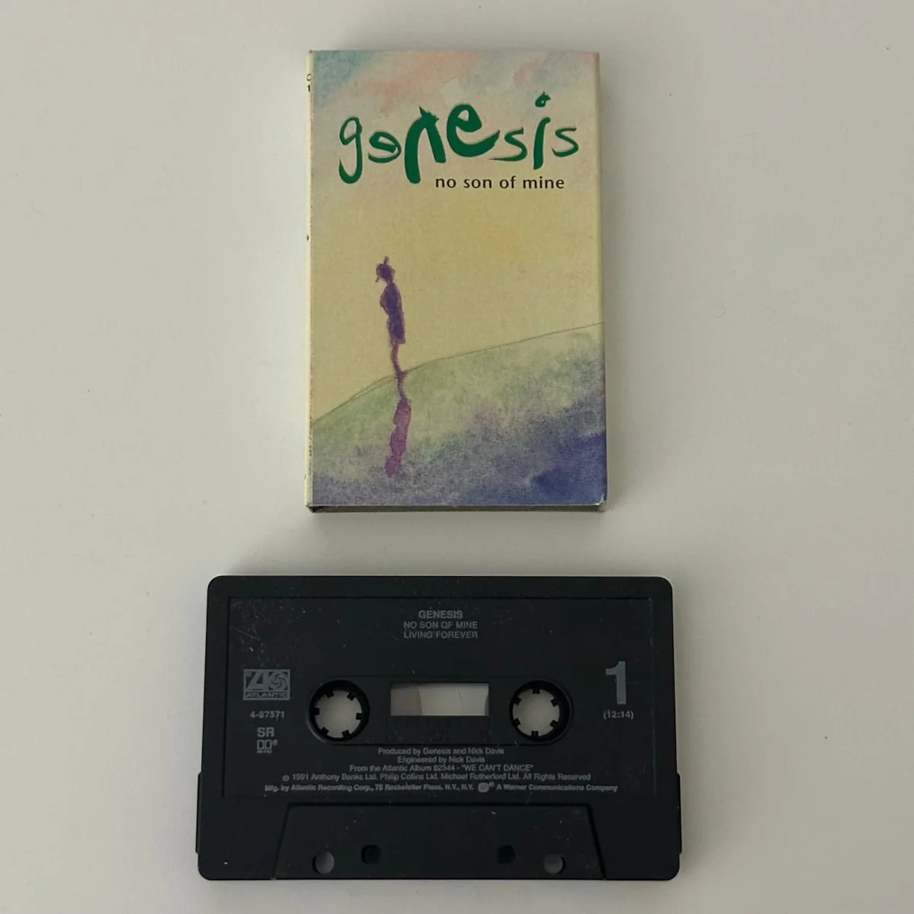 Genesis "No Son of Mine" 1991 Cassette Single 7 4-87571