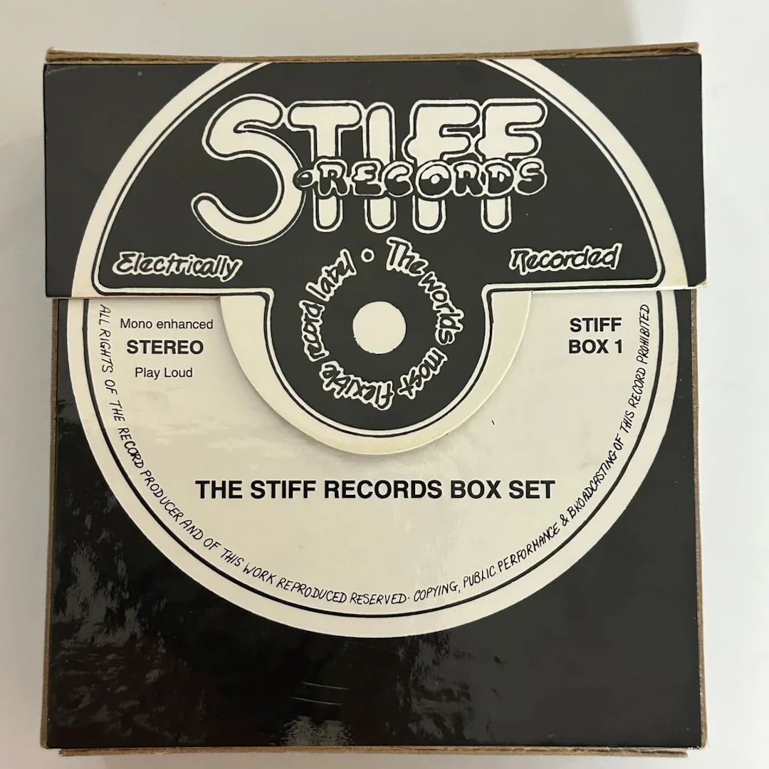 The Stiff Records Box - Various 4-CDs w/ booklet 1992 Rhino R2 71062