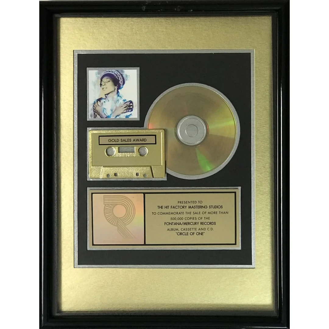 Oleta Adams Circle Of One RIAA Gold Album Award