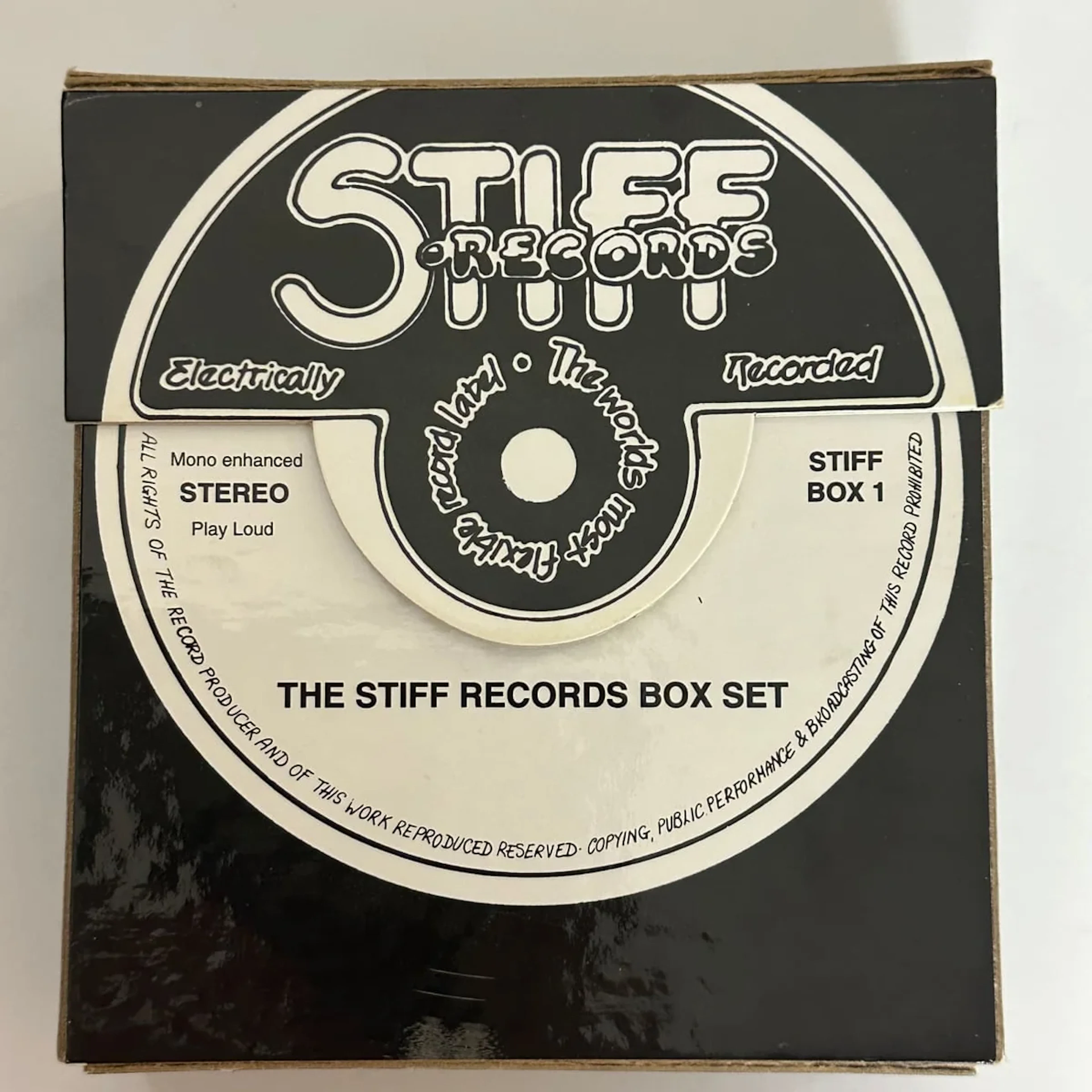 The Stiff Records Box - Various 4-CDs w/ booklet 1992 Rhino R2 71062