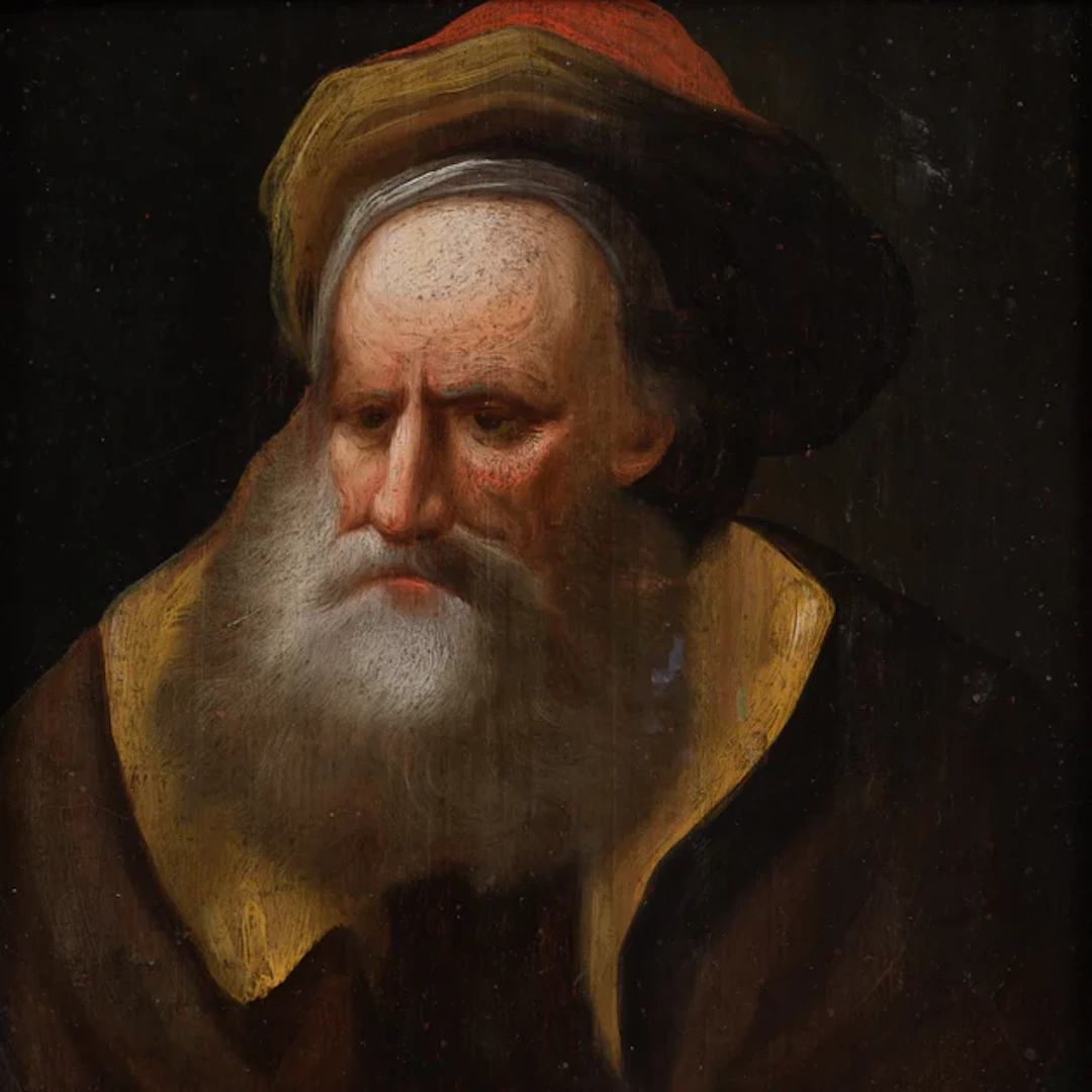 Circle of Christian Wilhelm Ernst Dietrich - Portrait of an Old Bearded Man