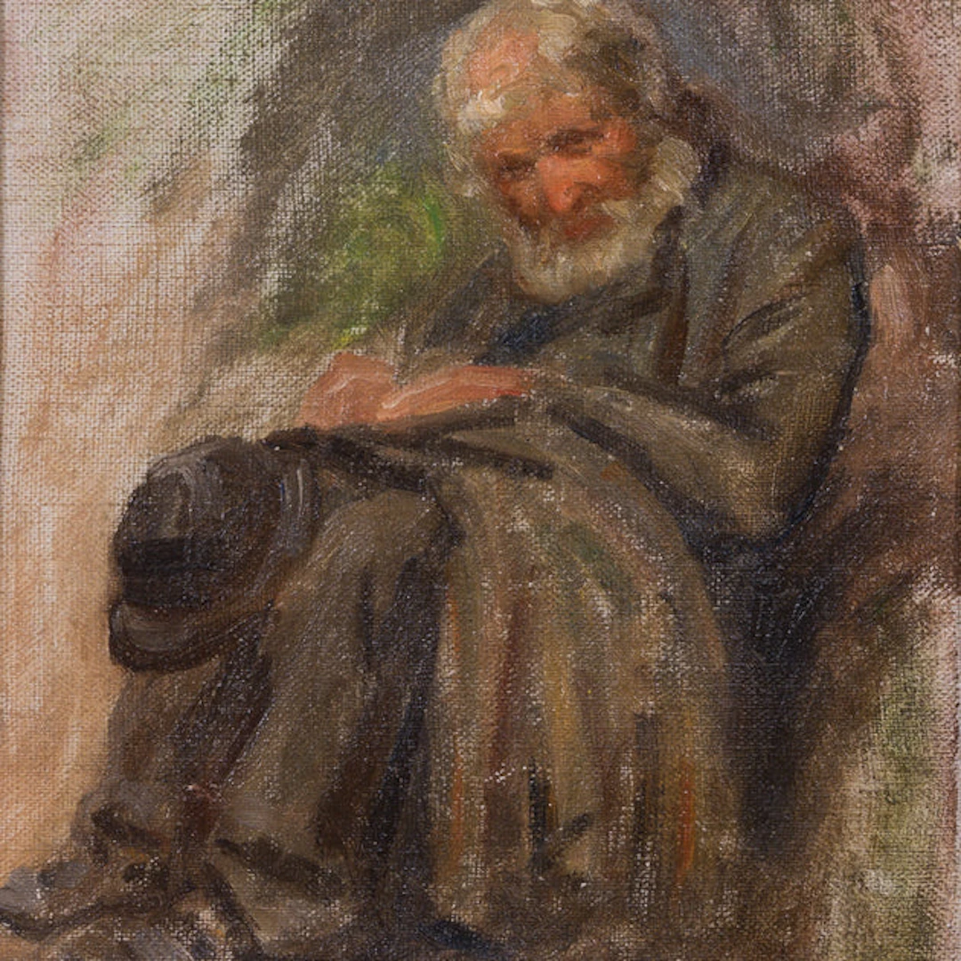 Victor Lagerström - Portrait of an Elderly Man, 1913