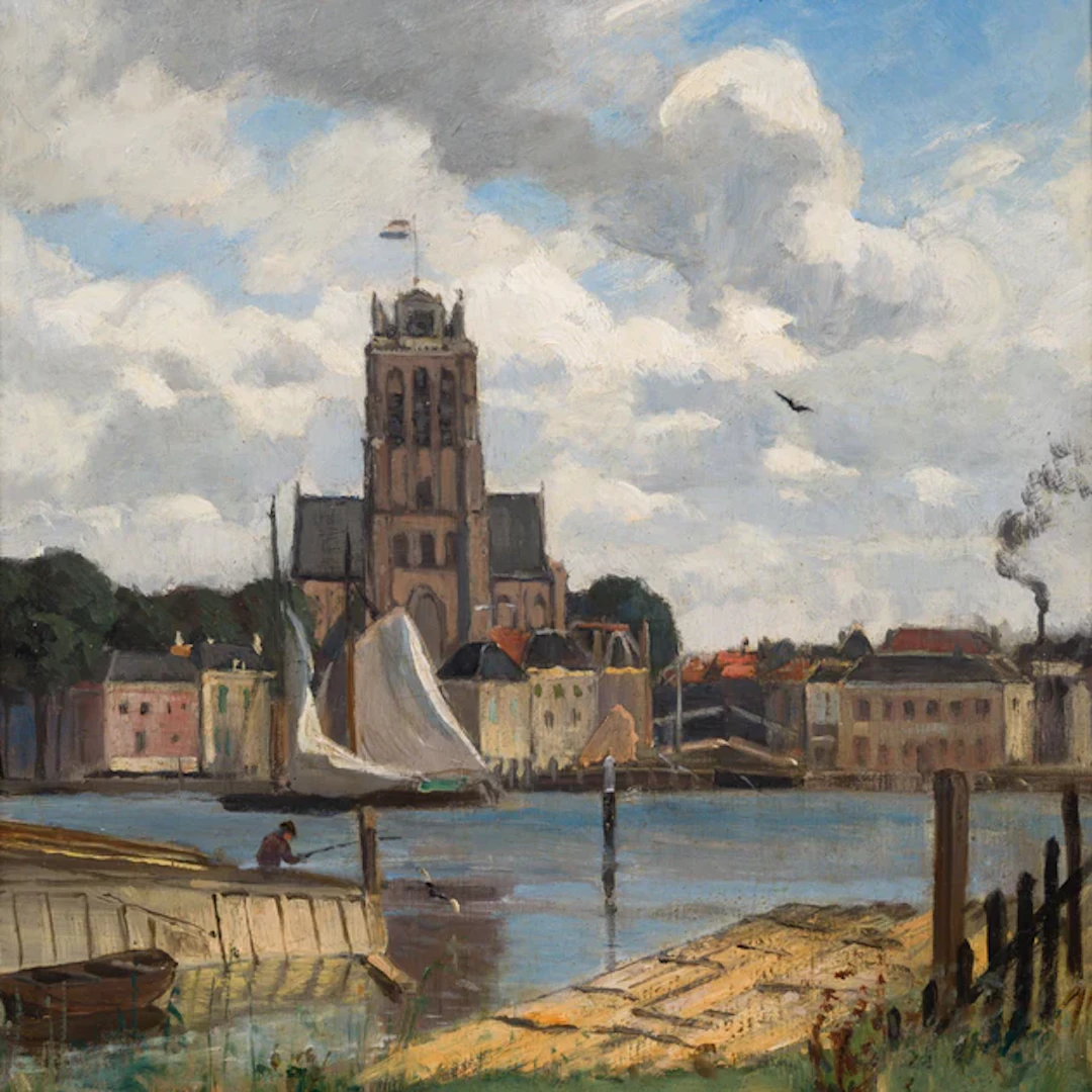 Carl Skånberg - A Dutch Town (Dordrecht)