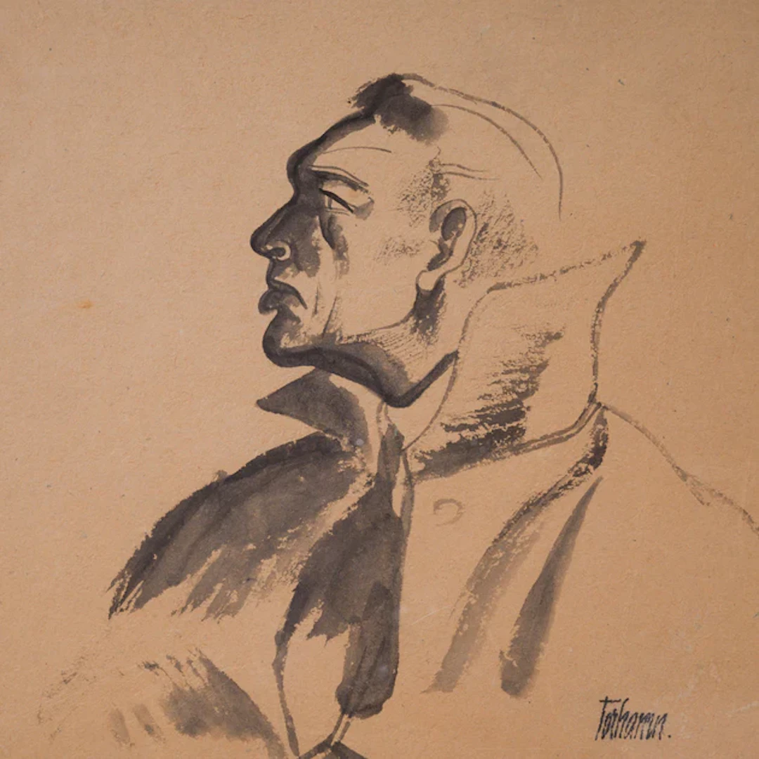 Gunnar Torhamn - Portrait of a Man in Profile