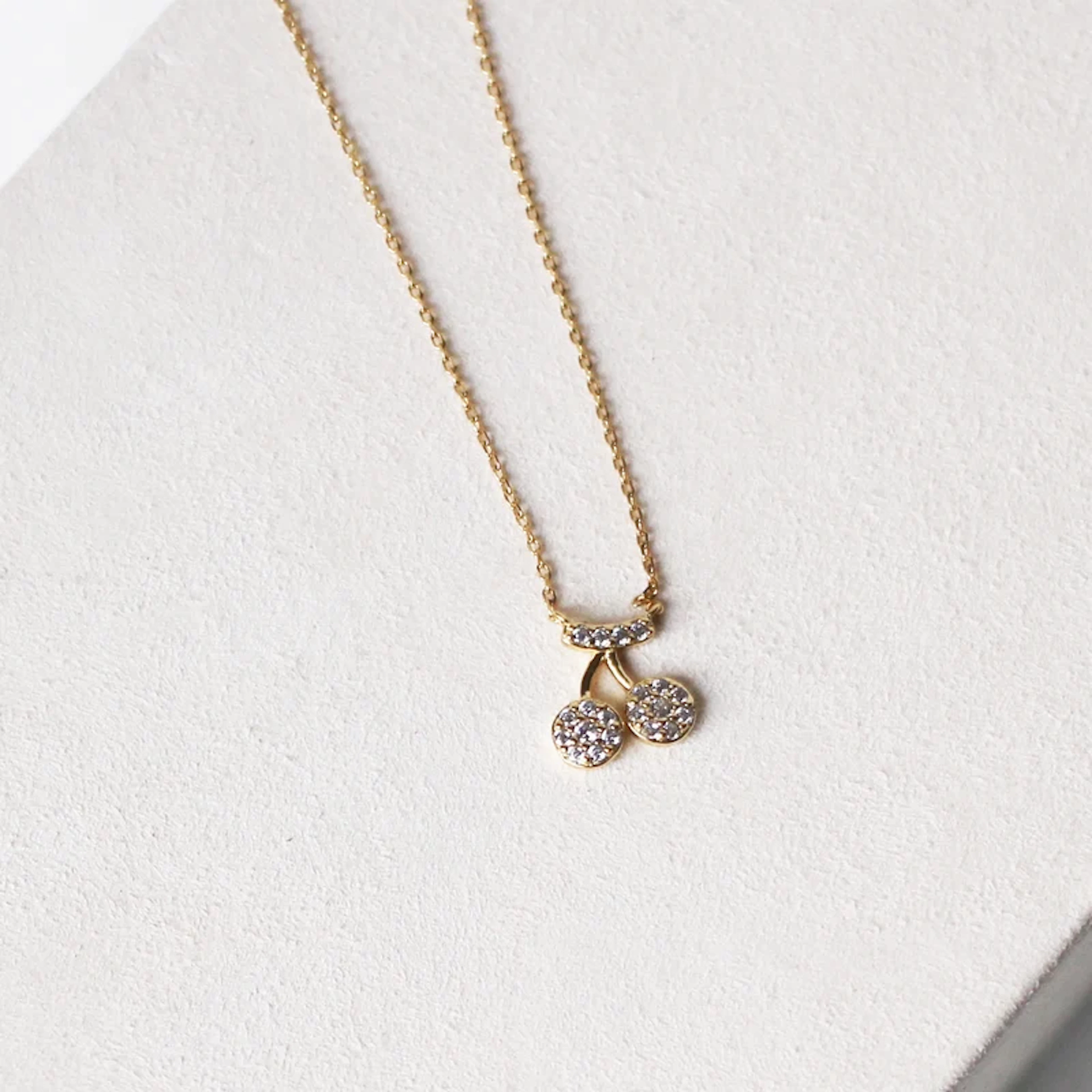 Summer Love - 18K Gold Plated Cherry Necklace