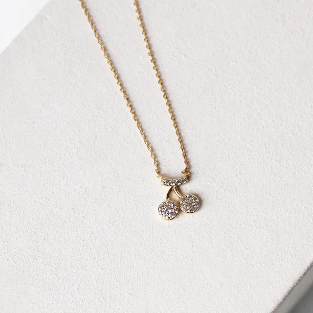 Summer Love - 18K Gold Plated Cherry Necklace