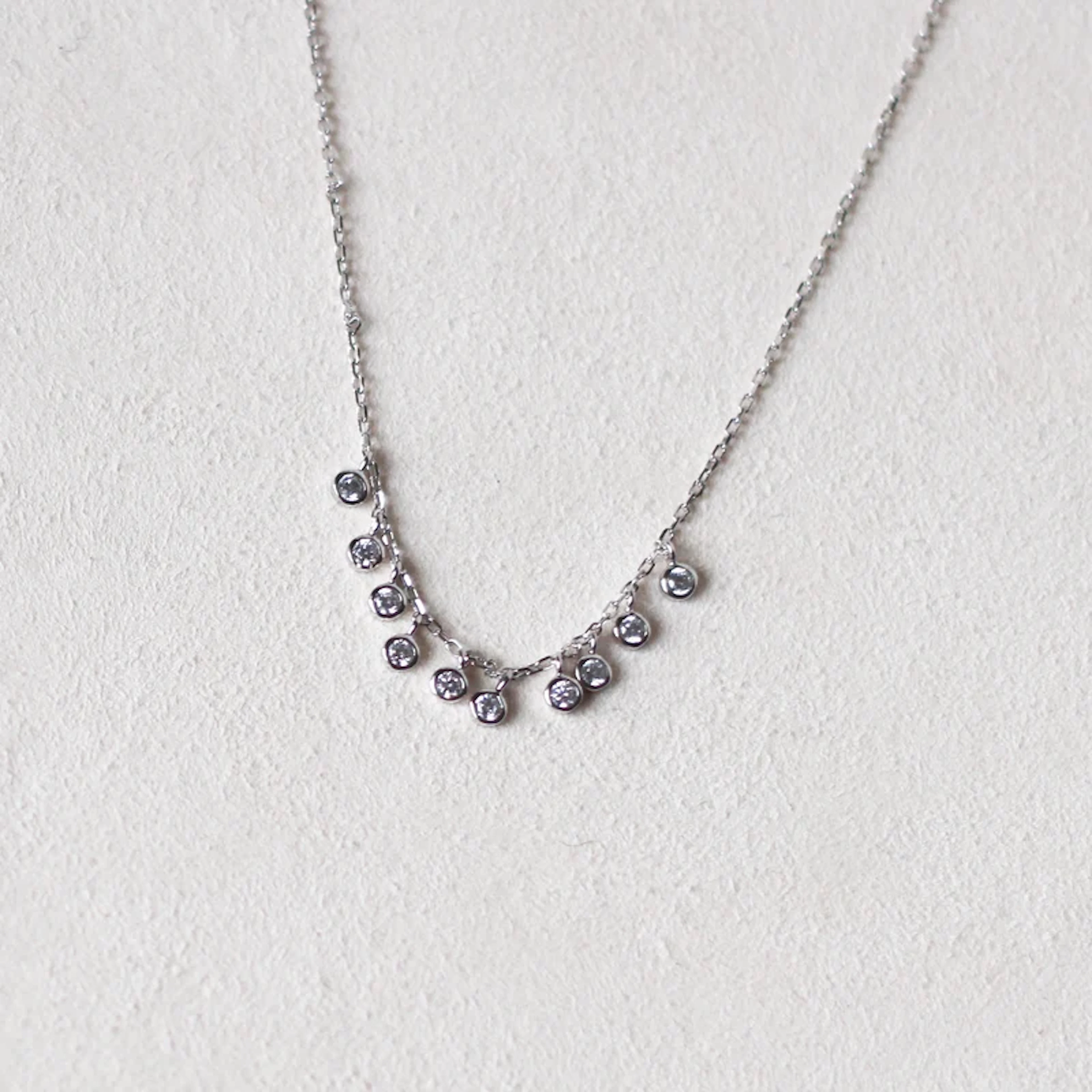 Silver Dangle Necklace