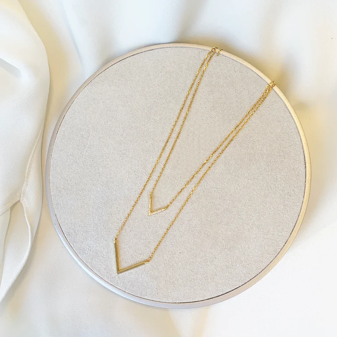 Layered V Necklace