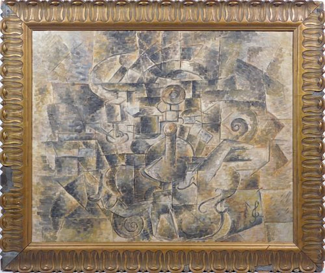 Pablo Picasso (Style of): Cubist Collage