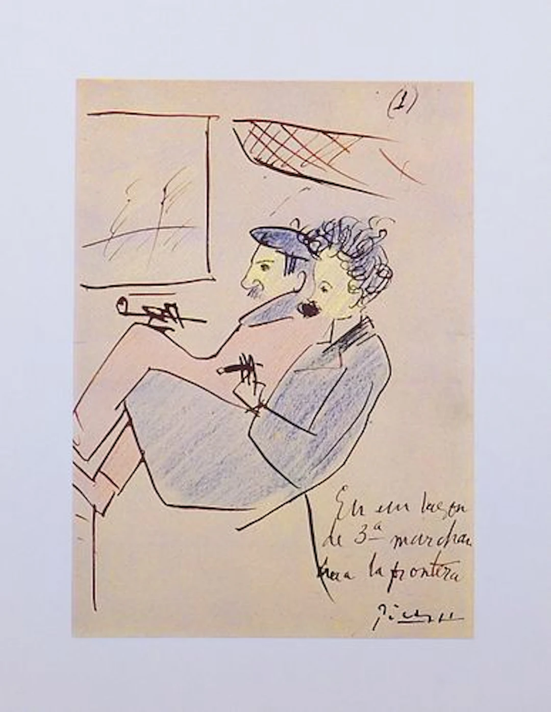 Pablo Picasso: Picasso y Junyer Llegan a la Frontera
