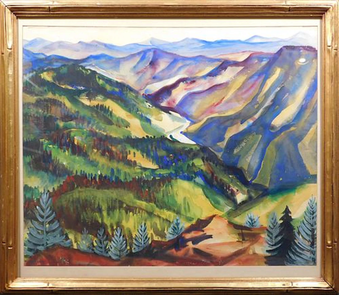 Millard Owen Sheets: The River Canyon