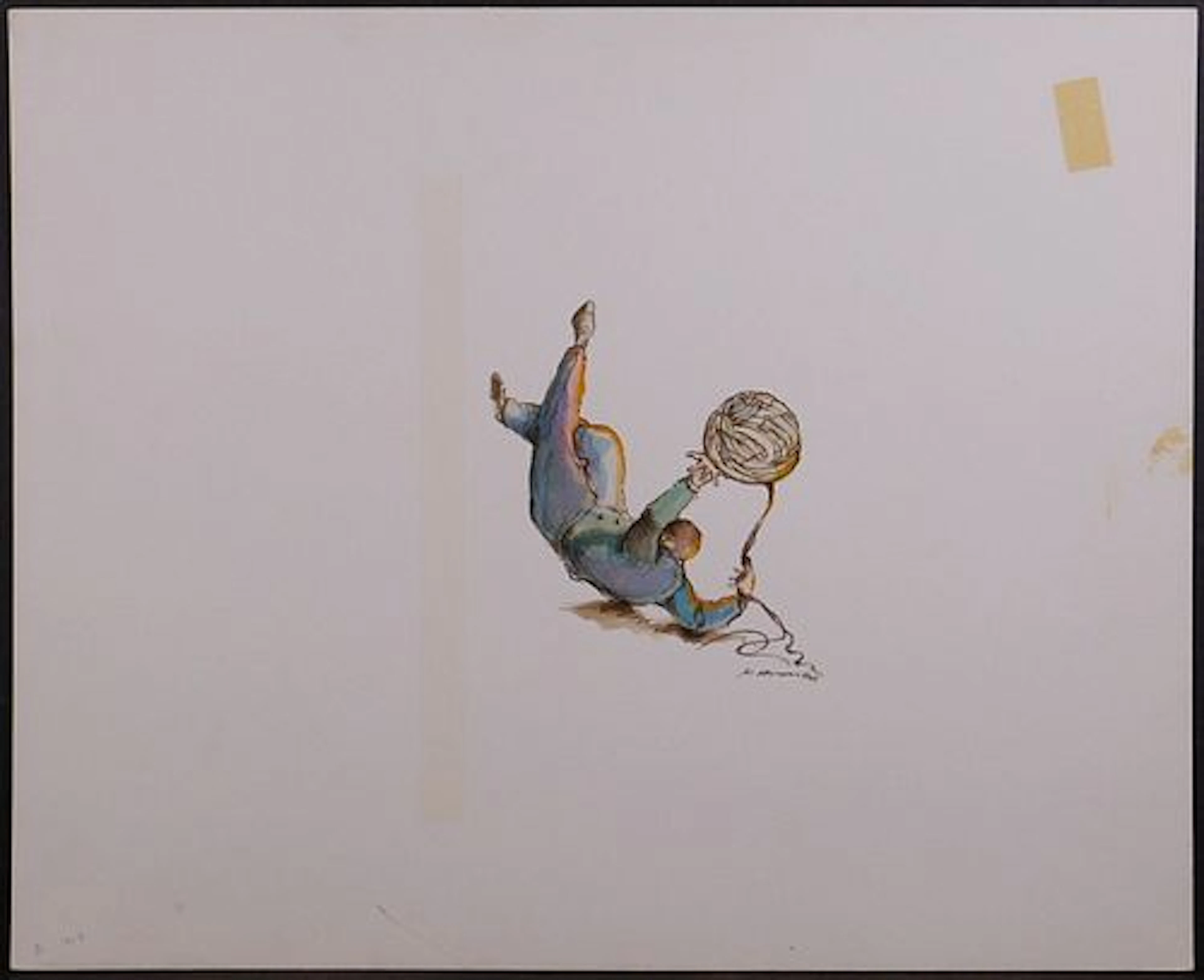 Man Falling on Back