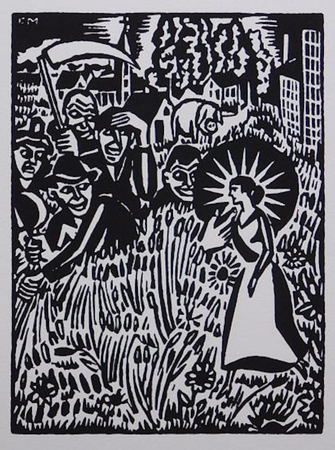 Frans Masereel: Turn of the Century City Scene