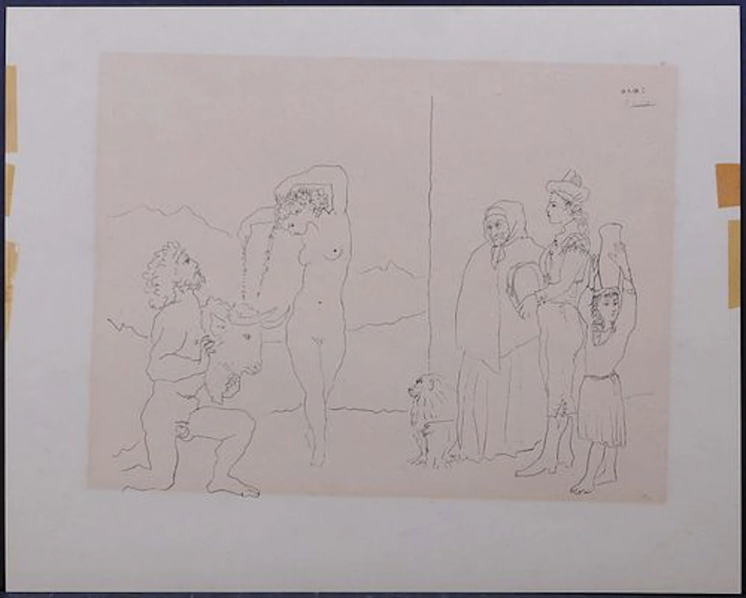 After Pablo Picasso : La Danse des Banderilles