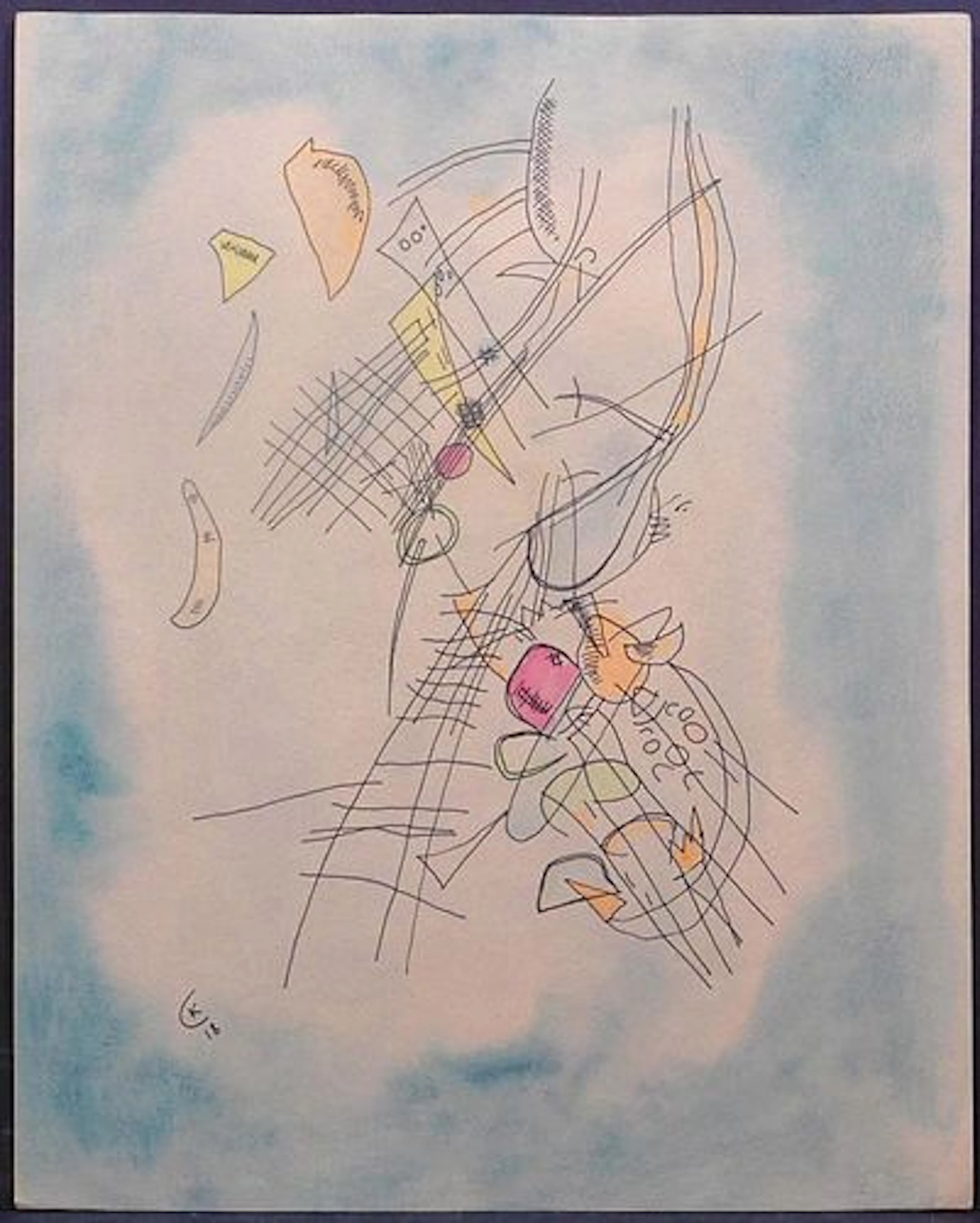 Wassily Vasilievich Kandinsky , Manner of: Abstract Composition