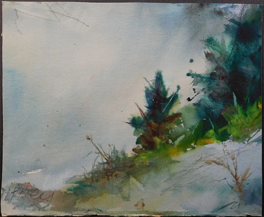 Whitney: Abstract Winter Landscape