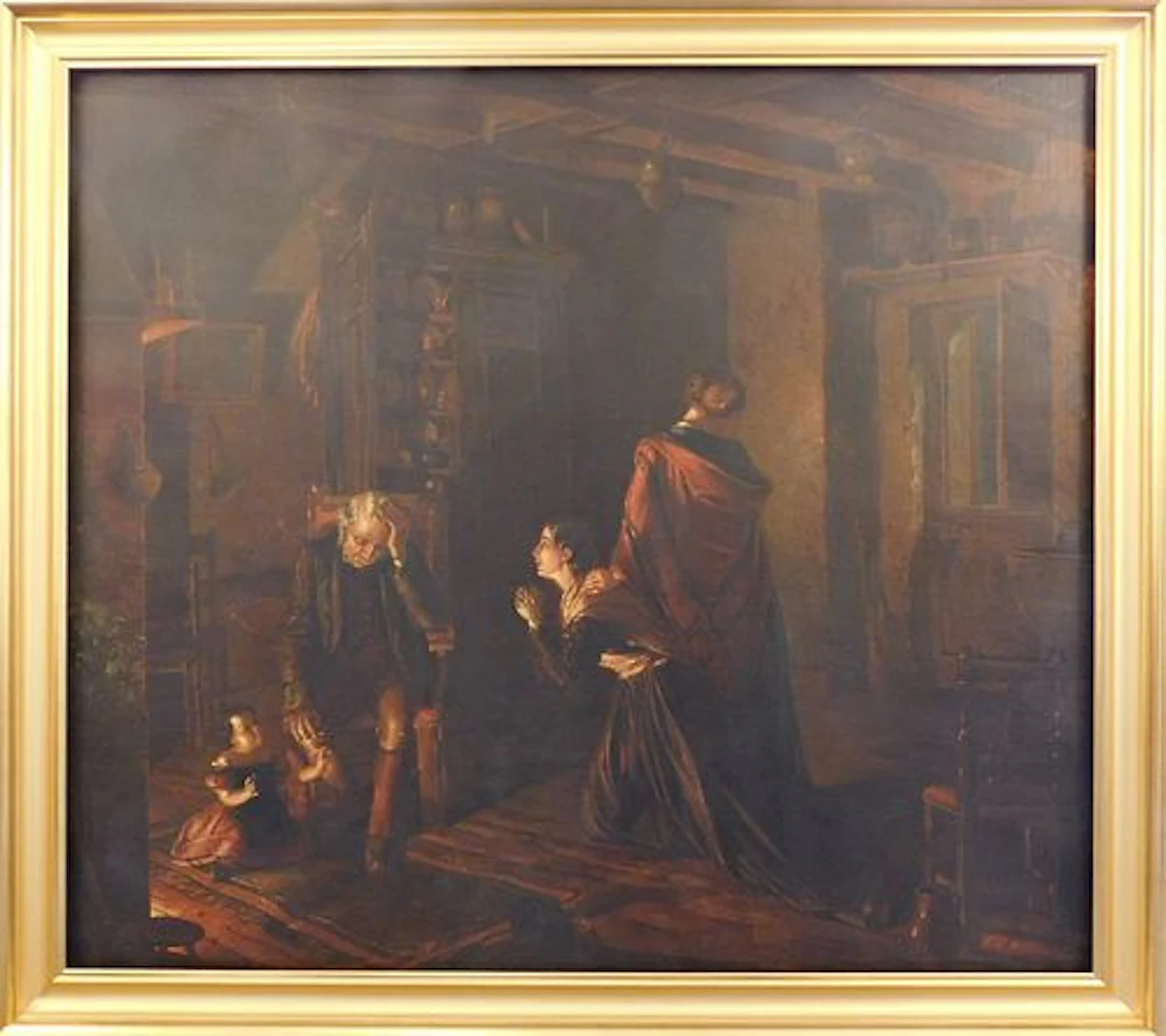 Contemporary of Eastman Johnson: The Upset Father