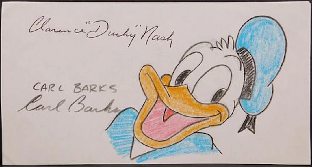 Carl Barks and Clarence Nash: Donald Duck