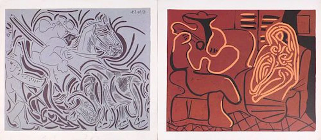 Pablo Picasso: Two Offset Lithographs