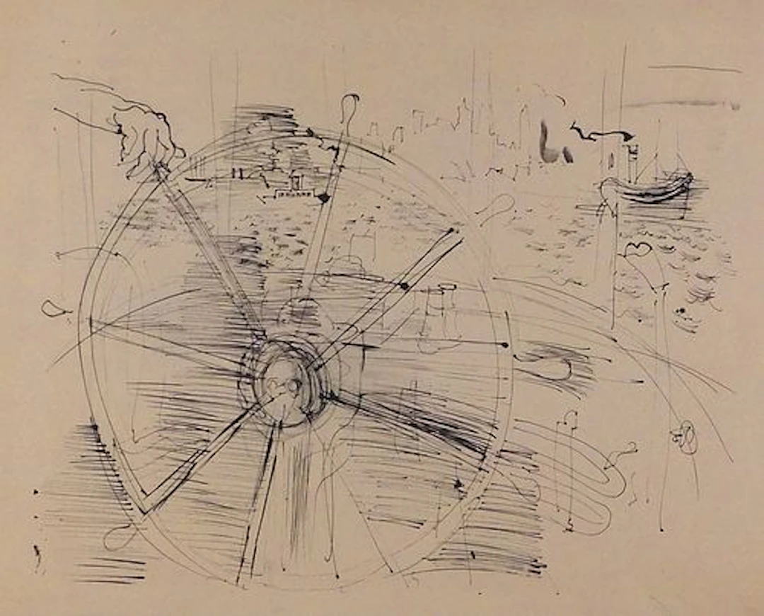 After Raoul Dufy: At The Helm