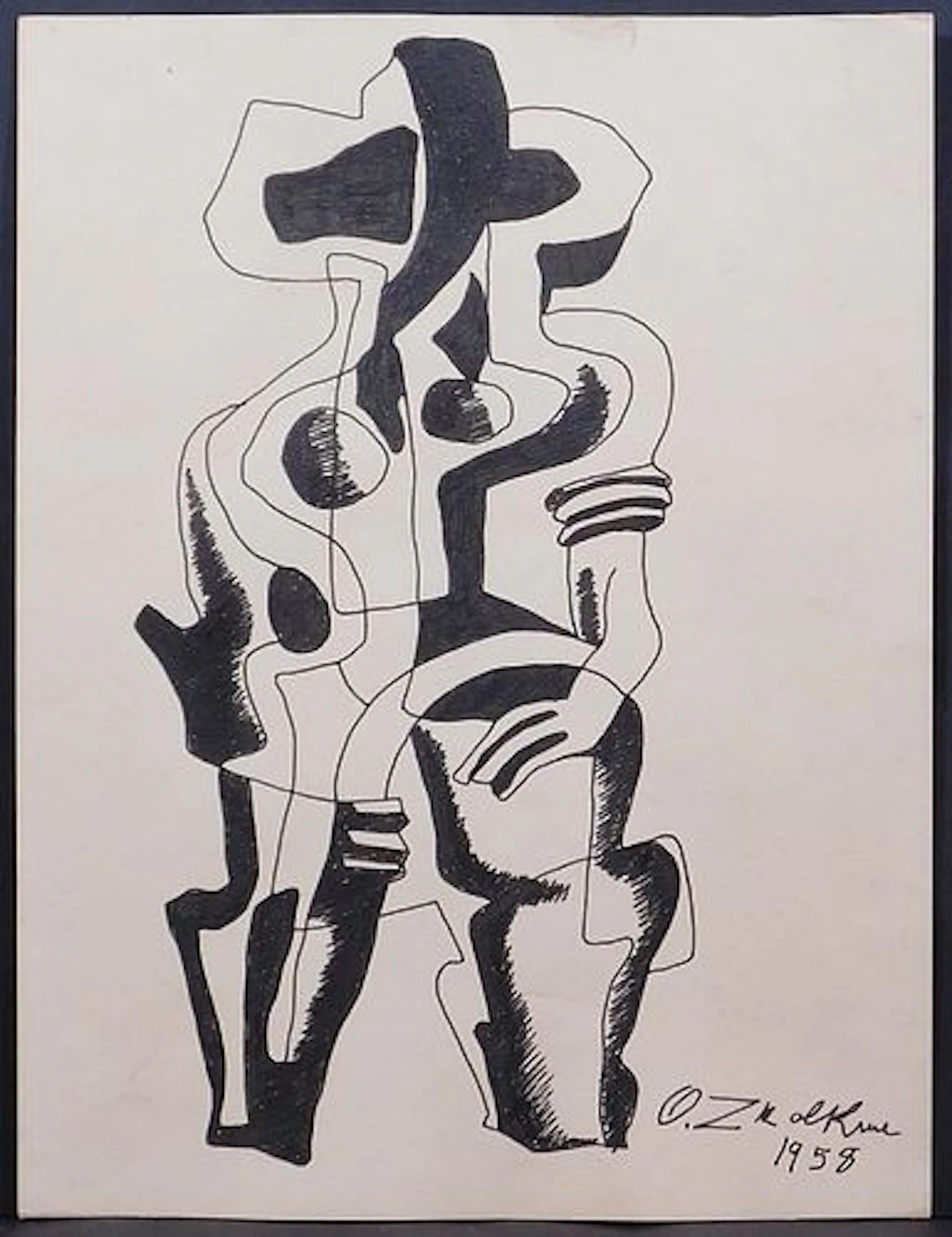 Ossip Zadkine, Manner of: Woman in a Hat