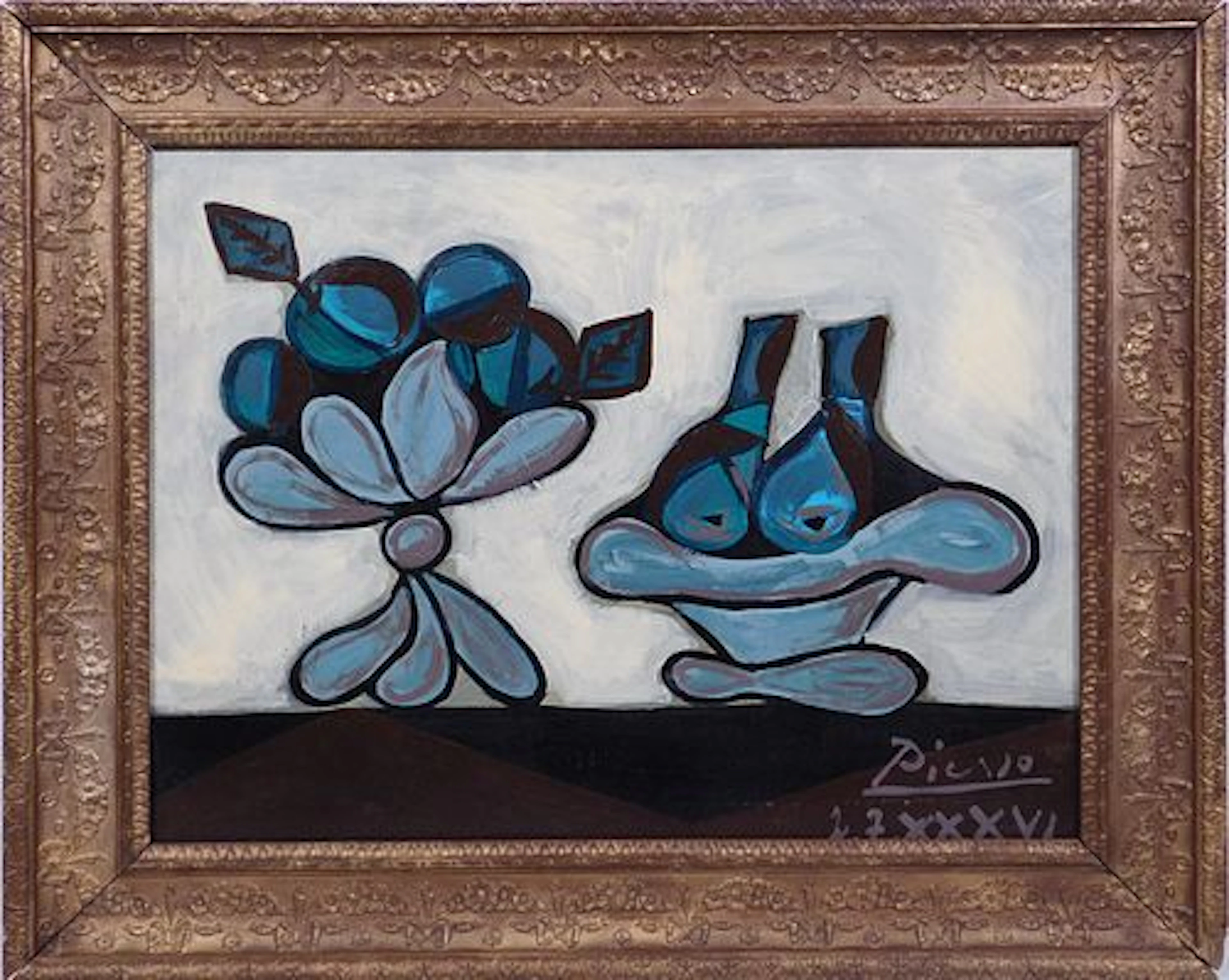 Pablo Picasso: After/Manner of: Dish of Pears