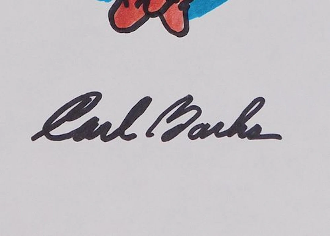 Carl Barks Attributed: Donald Duck