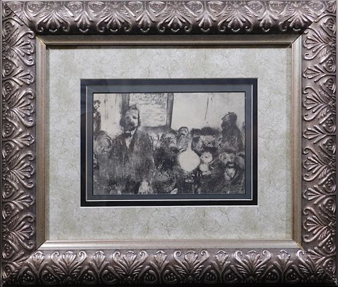 Edgar Degas: La Reunion Publique