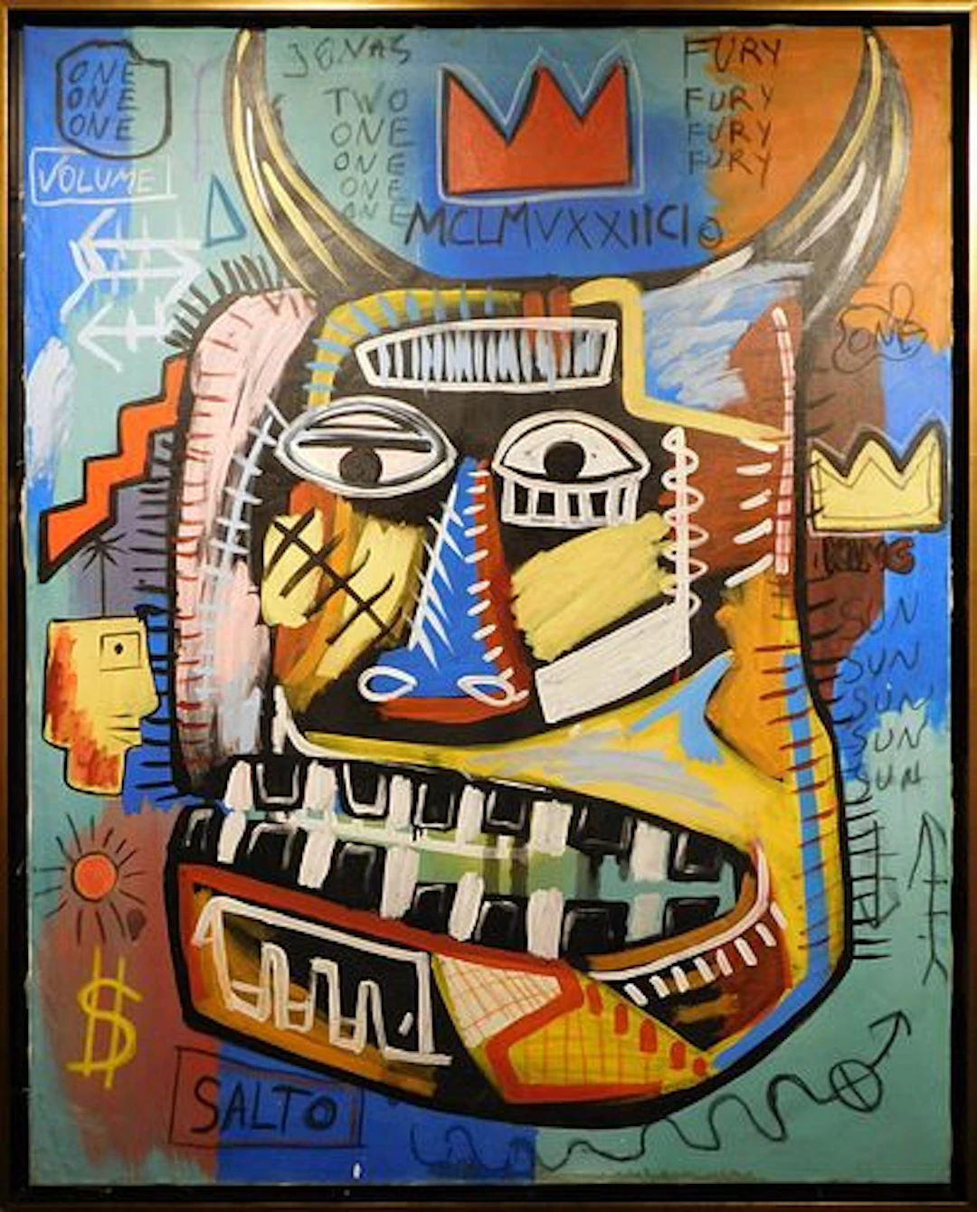 Jean-Michel Basquiat, Attributed: Fury Fury Fury