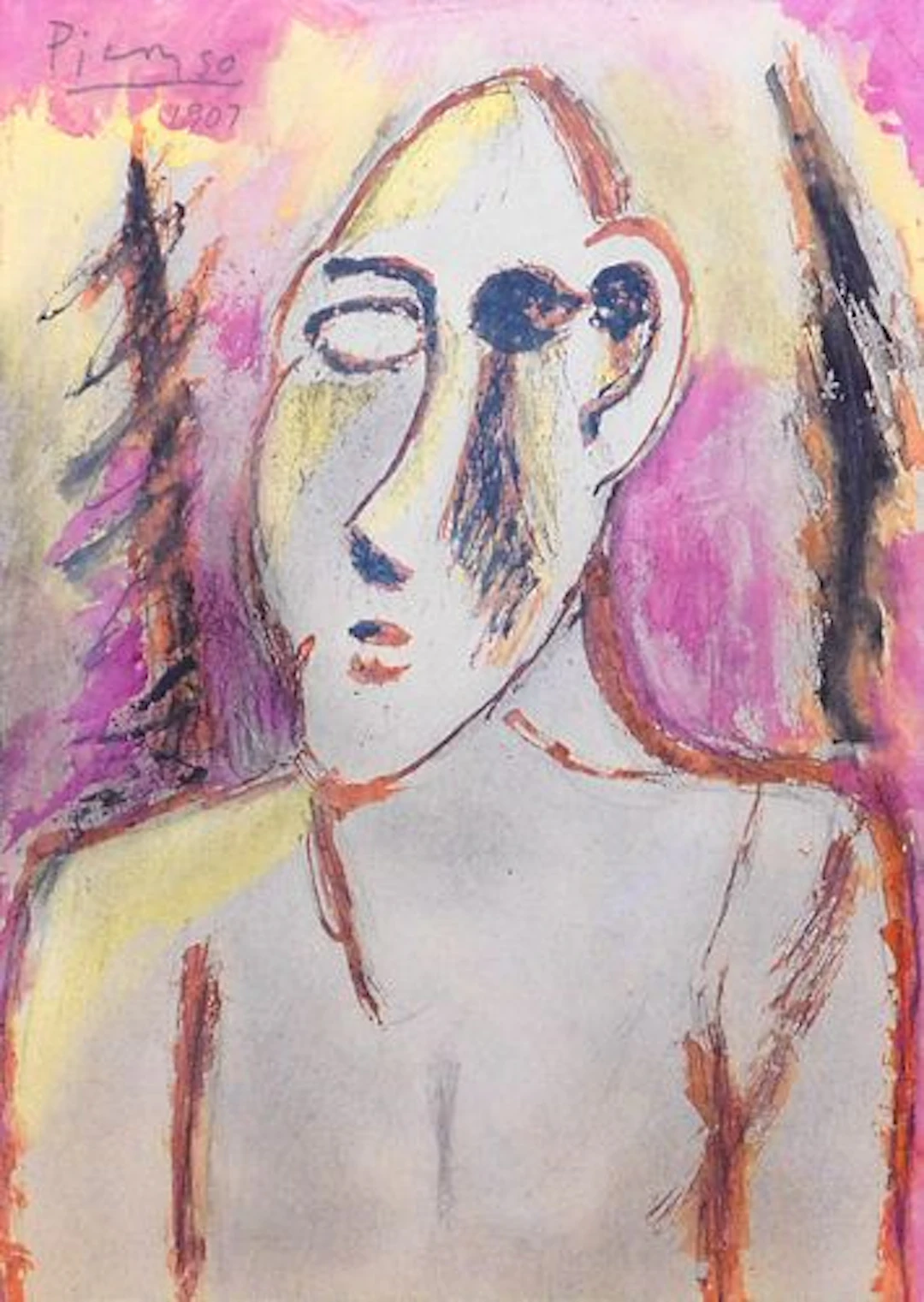 Style of Pablo Picasso: Portrait du Homme