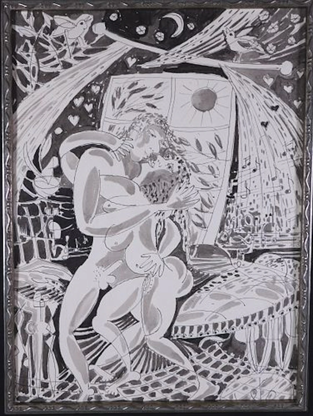 Jean Cocteau Attributed/Manner of: Adam and Eve