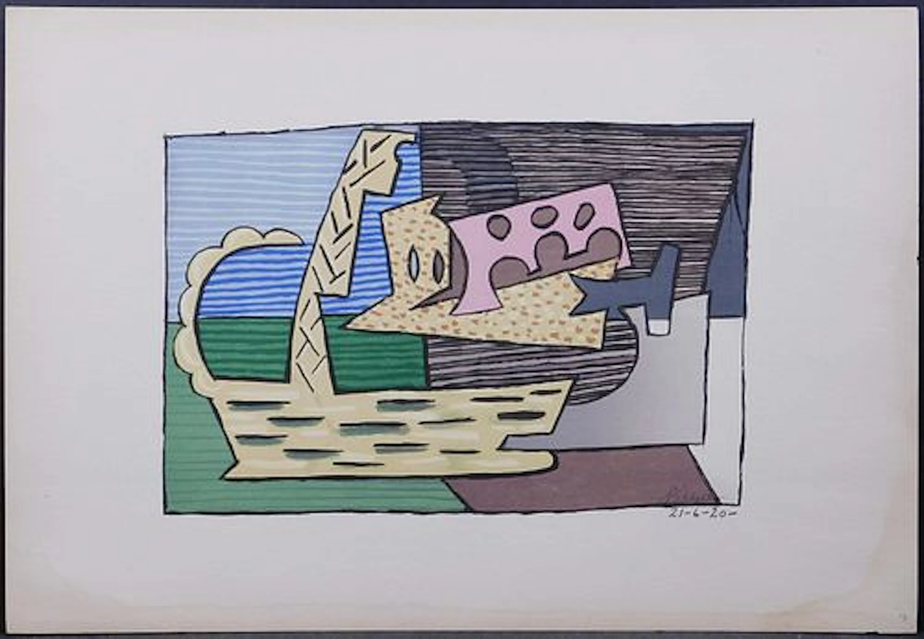 After Pablo Picasso : The Basket