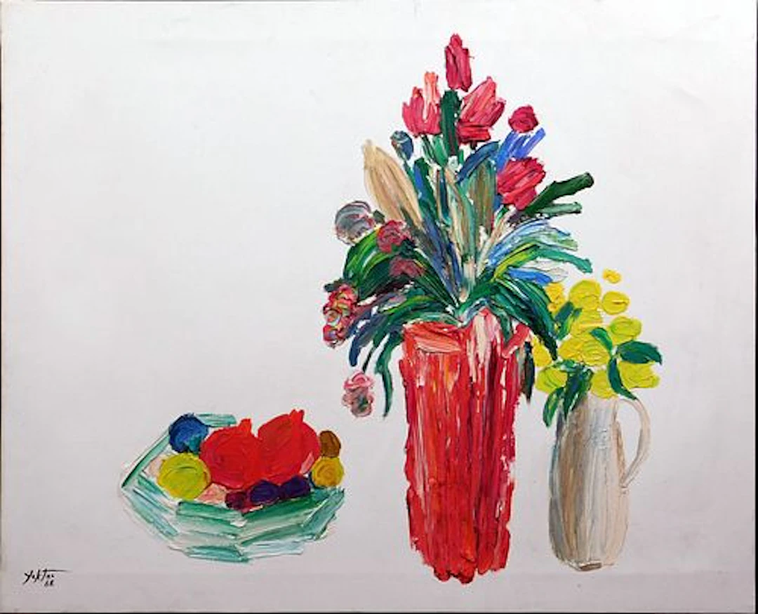Manoucher Yektai Attributed:l Floral Still Life
