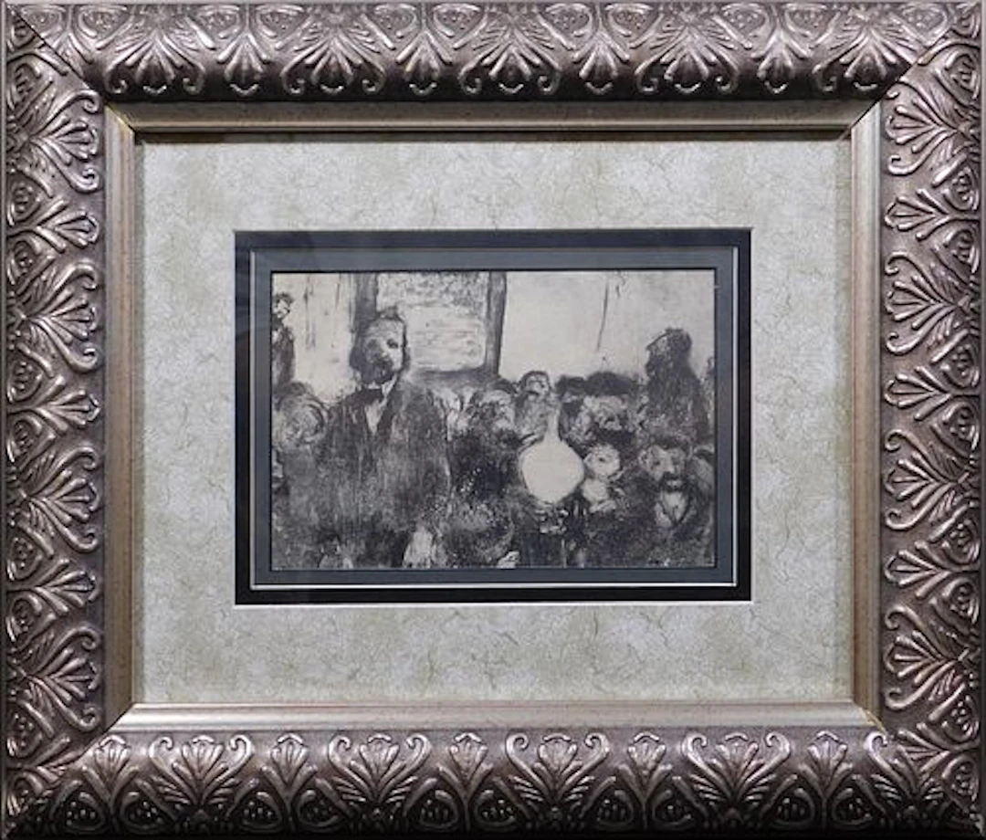 Edgar Degas: La Reunion Publique
