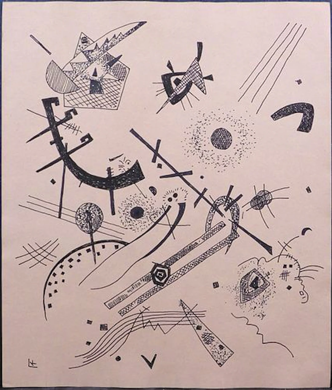 Wassily Kandinsky, Manner of: Abstract Composition