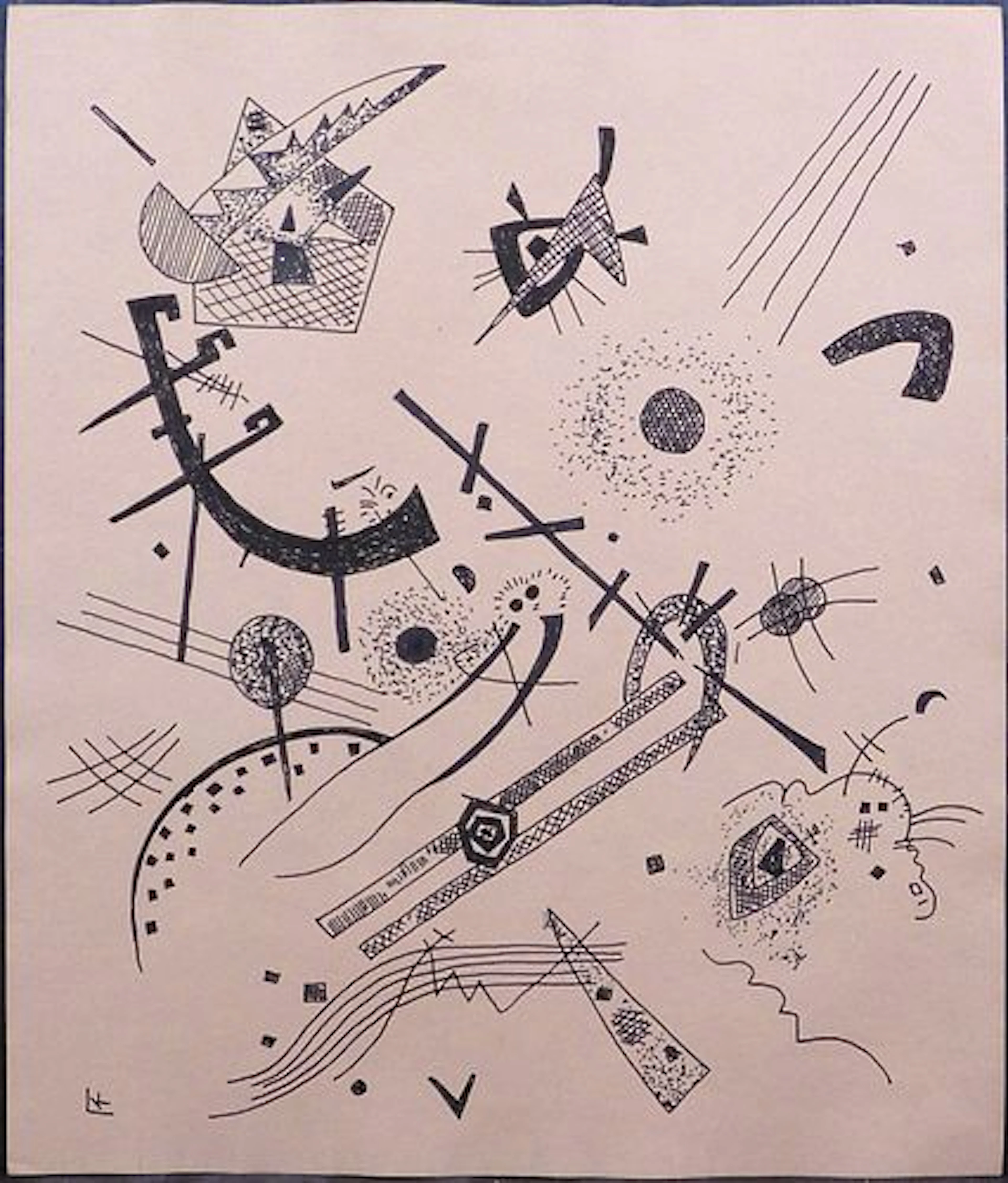 Wassily Kandinsky, Manner of: Abstract Composition