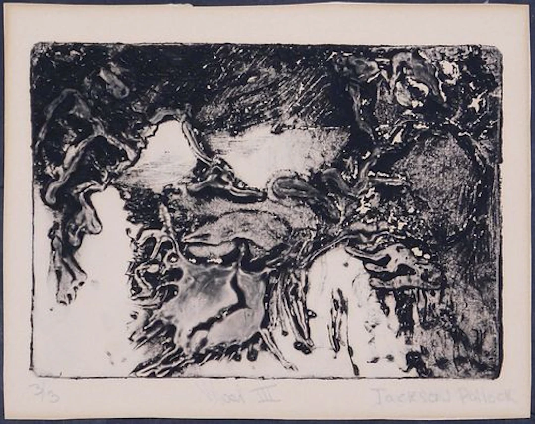 Style of Jackson Pollock : Mood III