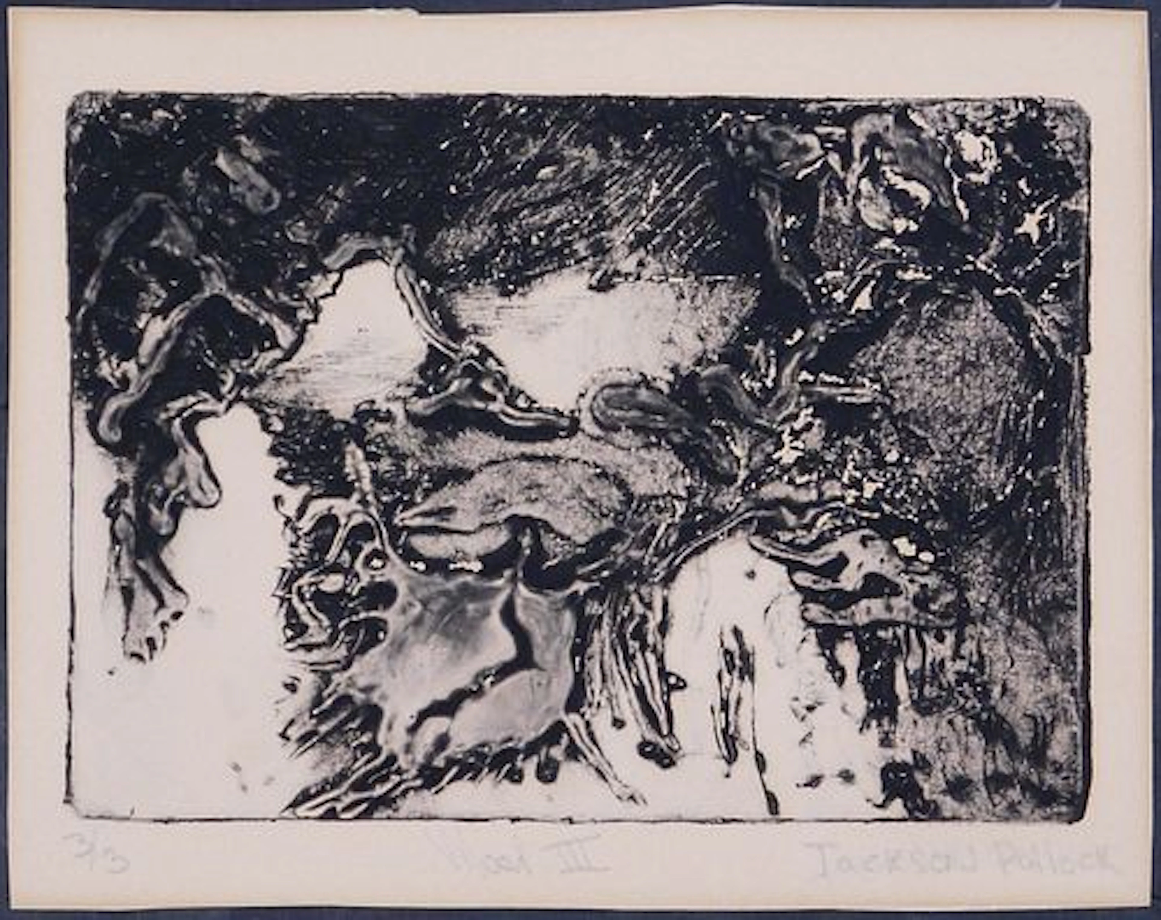 Style of Jackson Pollock : Mood III