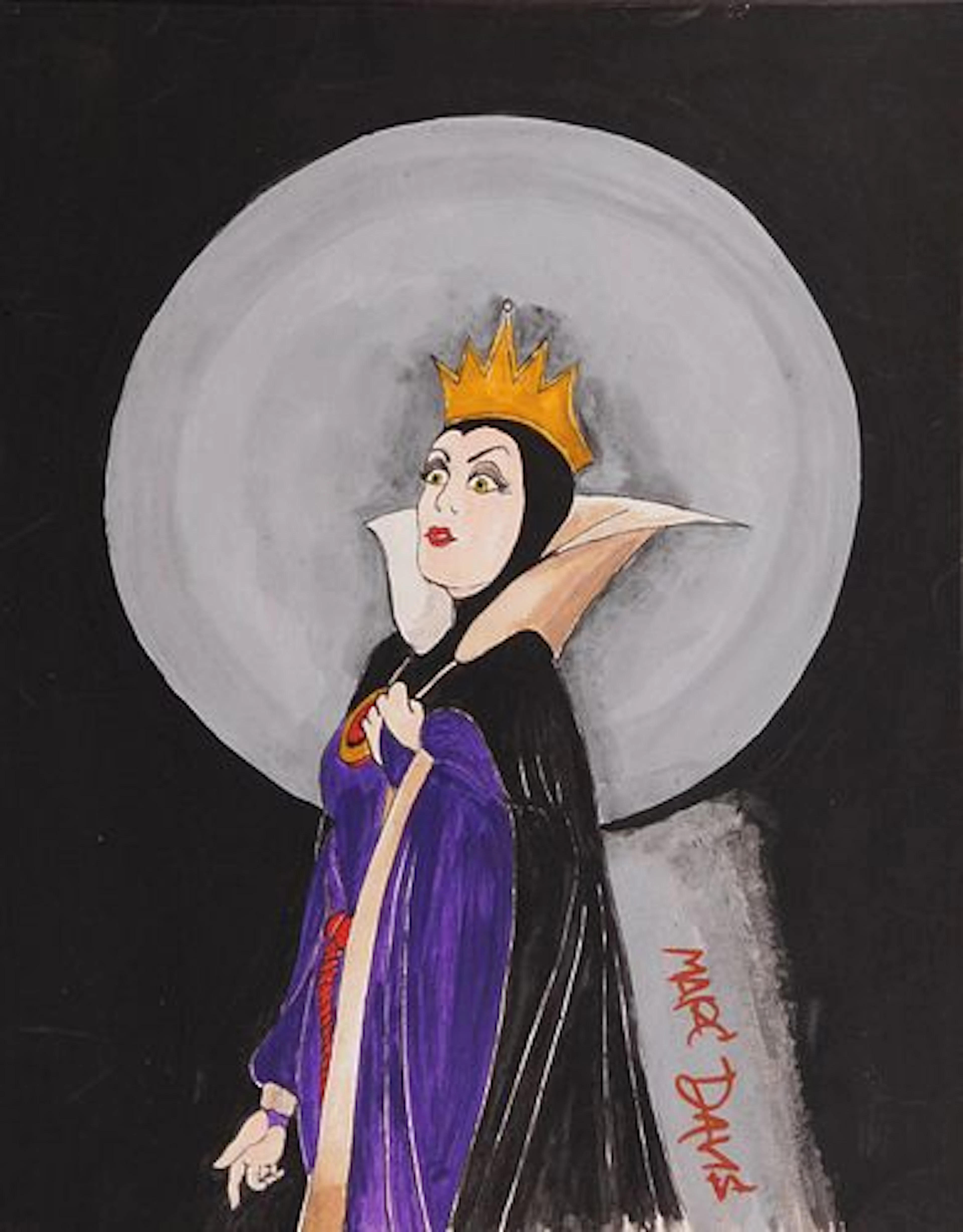 Marc Davis Attributed/Manner of: Evil Queen (Queen Grimhilde)