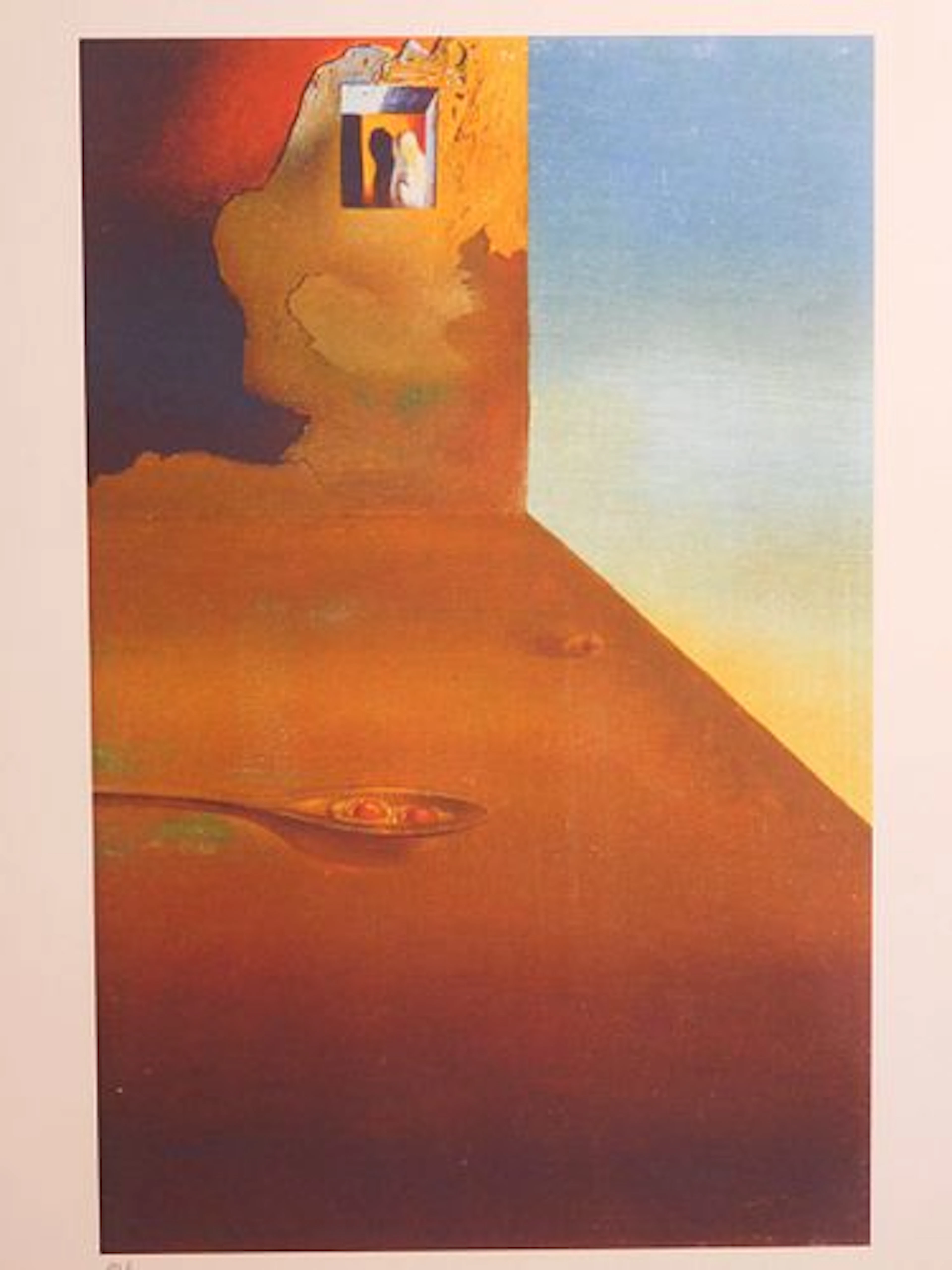 Salvador Dali: Surrealist Profile with Spoon (Profile of Time)
