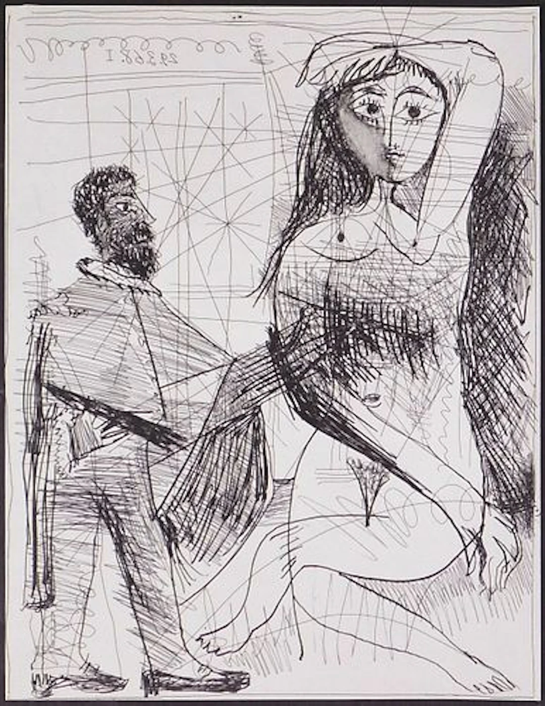 Pablo Picasso: Homme et nue