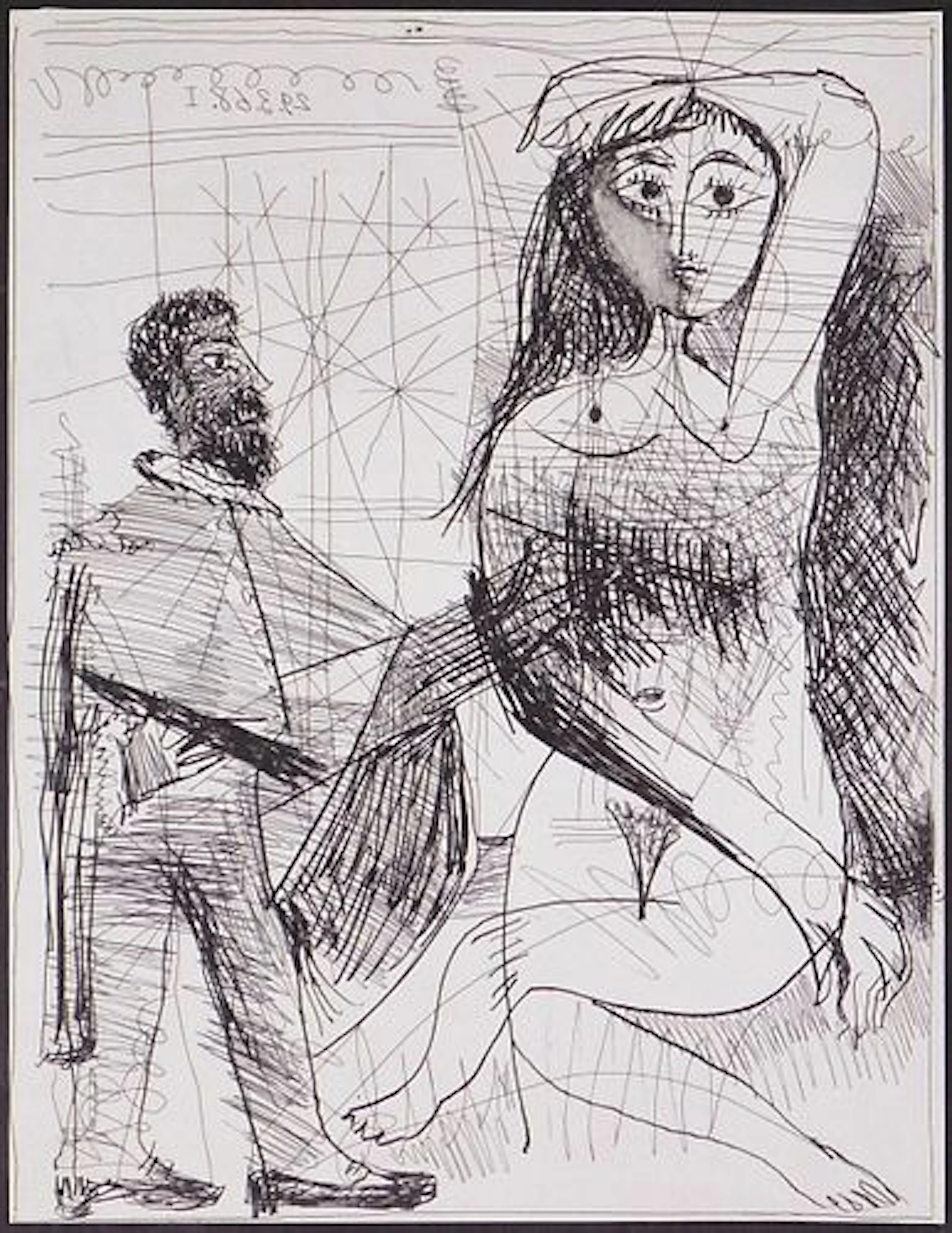 Pablo Picasso: Homme et nue