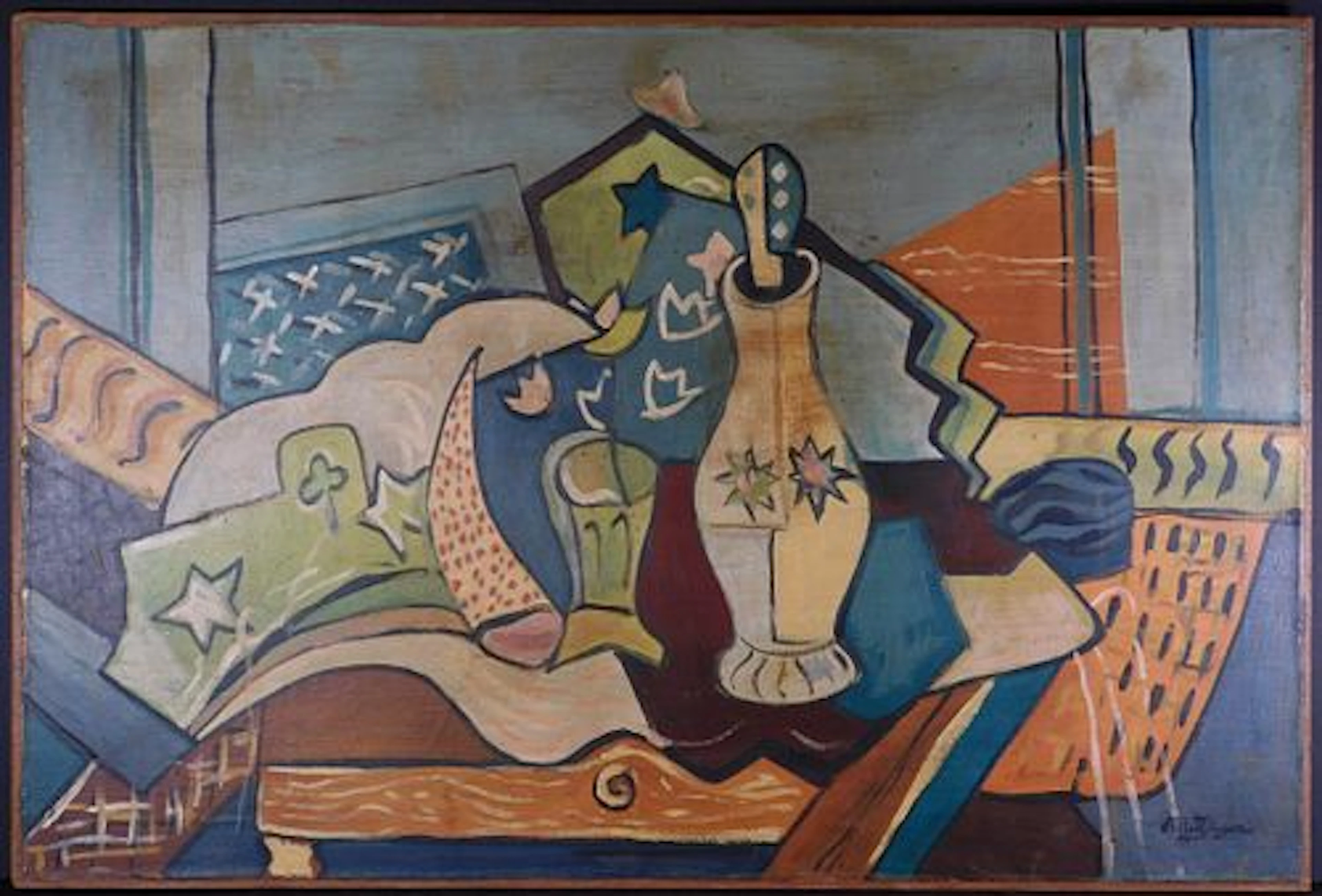Jean Metzinger Attributed Cubist Still Life