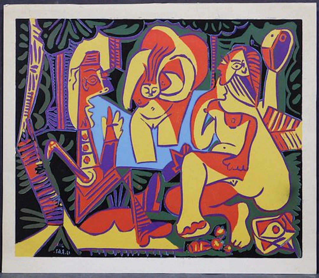 After Pablo Picasso : Le Dejeuner sur l’Herbe