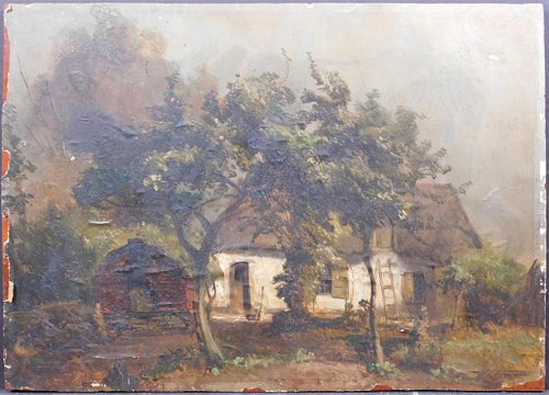 Continental School: Cottage