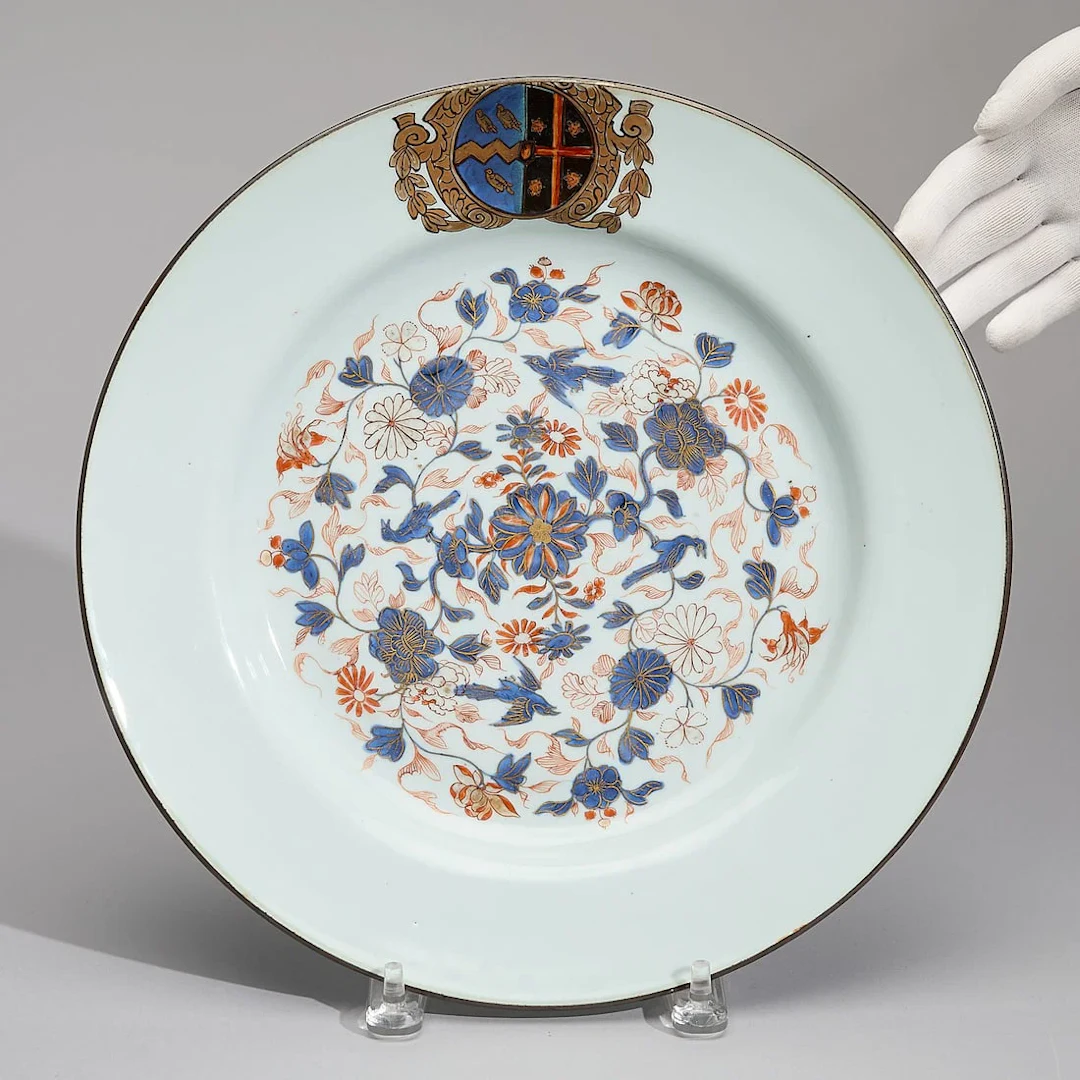 Early Chinese Imari Armorial Dish - Page