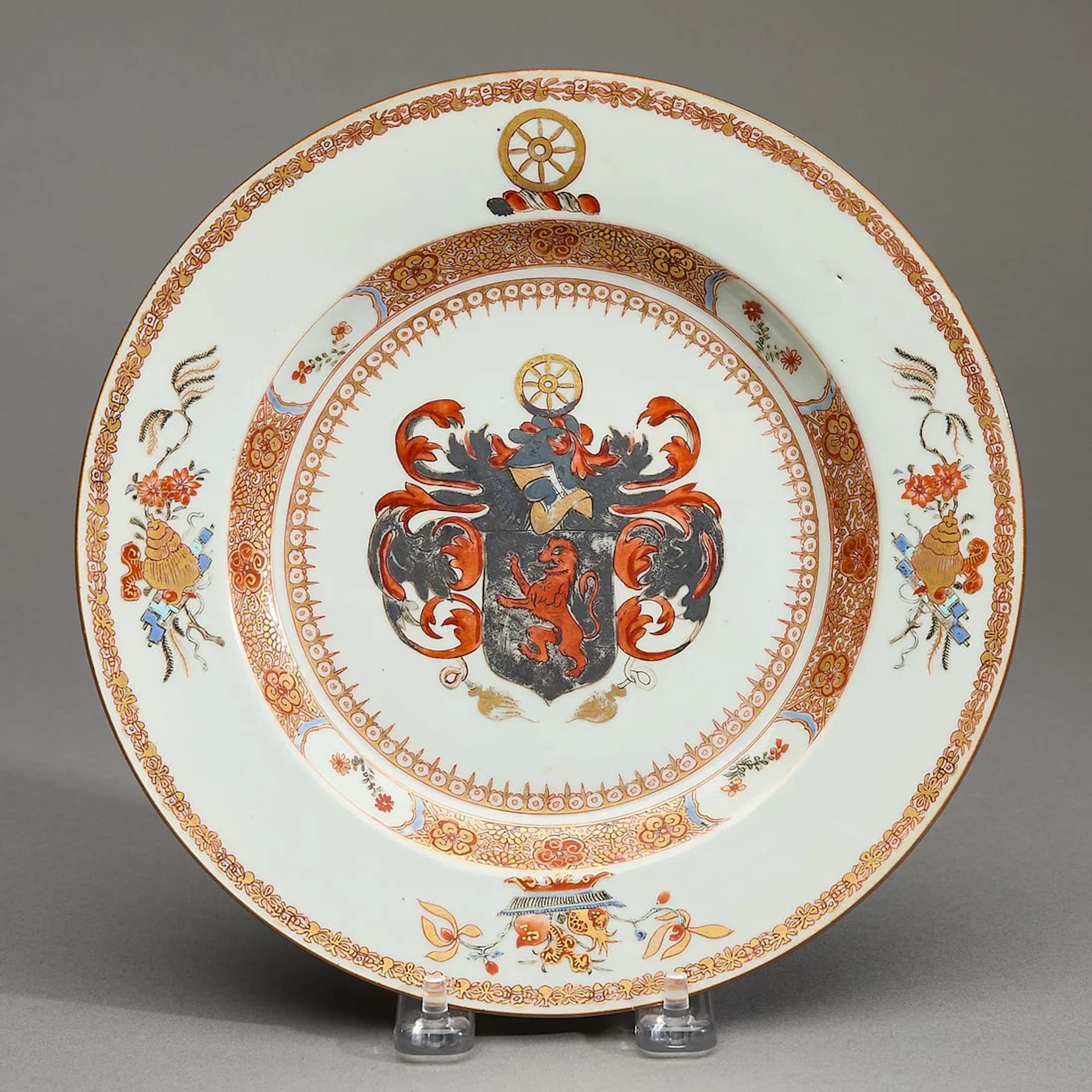 Chinese Export Armorial Plate - Dubois