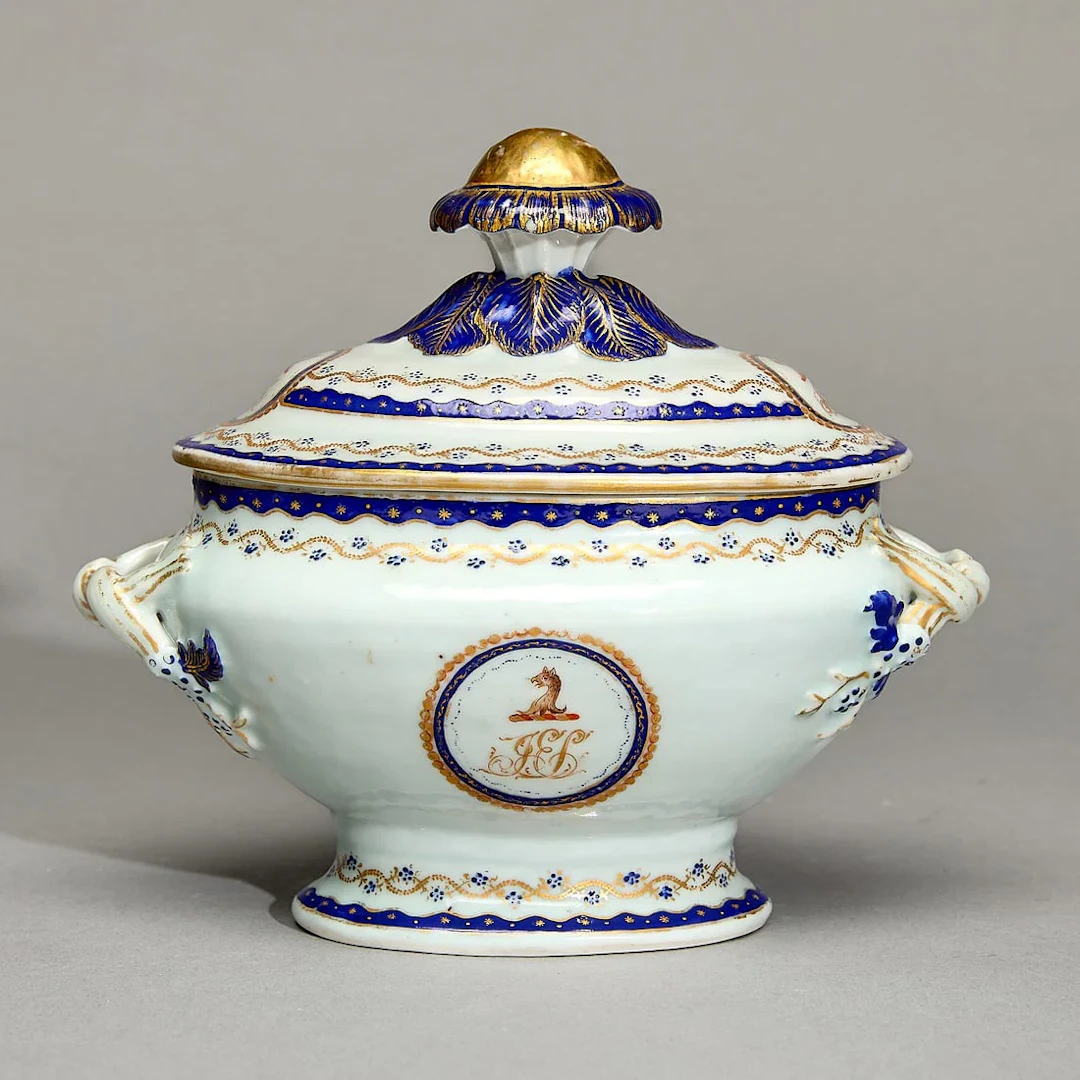 Crested & Initialed Sauce Tureen - Sutton