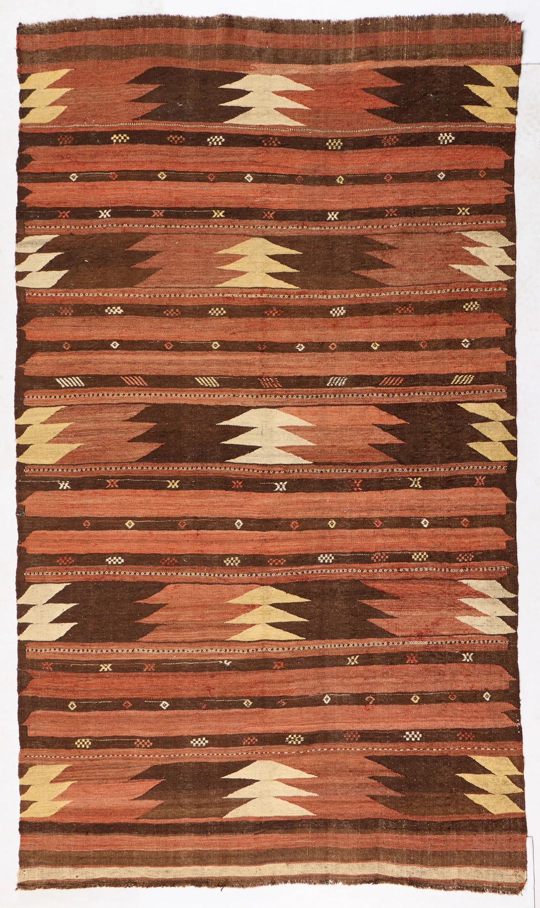 Mid-20th c. Afghan Maimana Kilim Rug 9' x 5'3"
