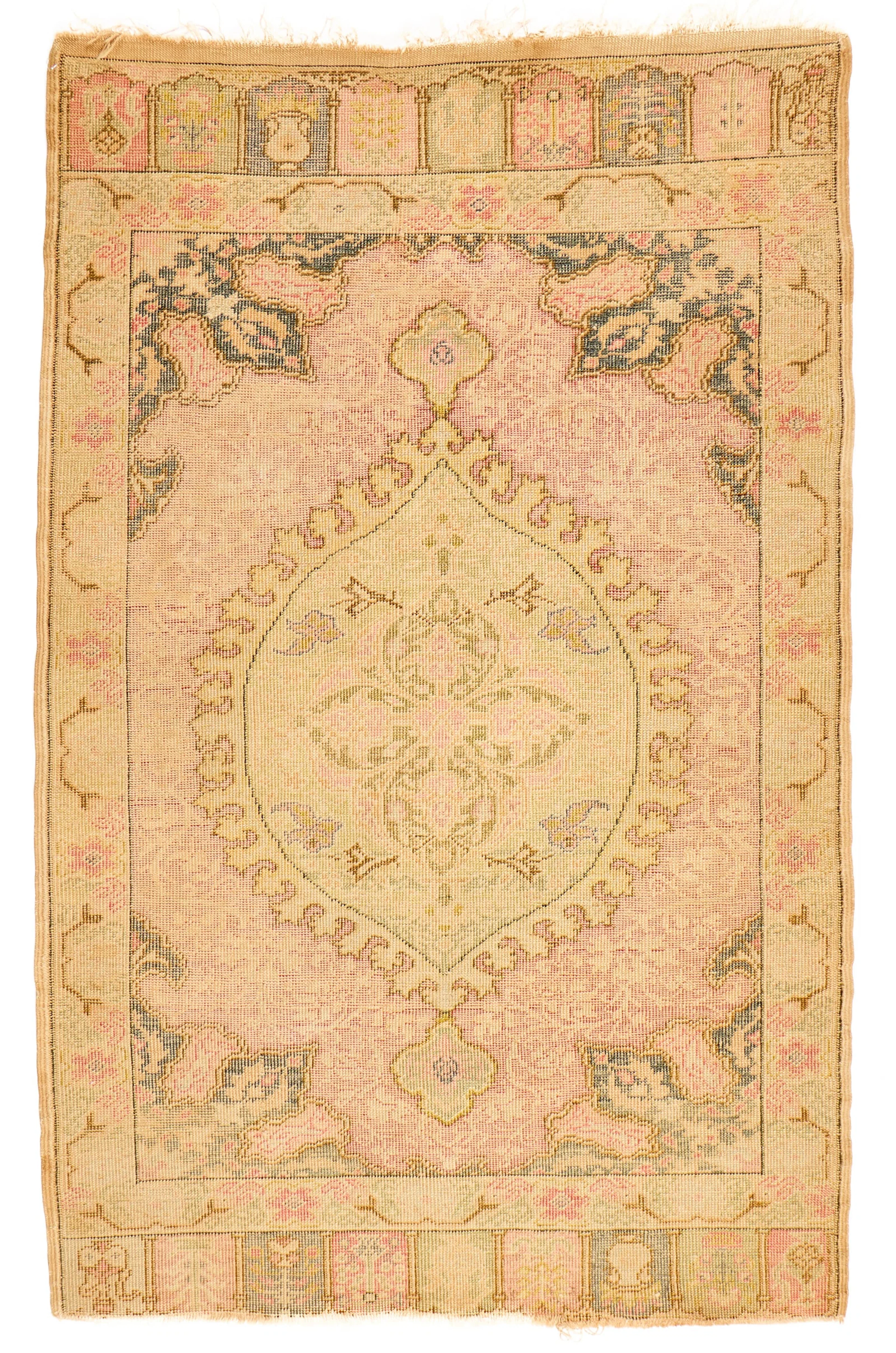 Central Anatolian Turkish Kayseri Rug 2'11"x1'10"